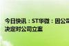 今日快讯：ST华微：因公司涉嫌信息披露违法违规，证监会决定对公司立案