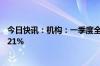 今日快讯：机构：一季度全球云基础设施服务支出同比增长21%