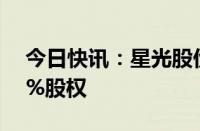 今日快讯：星光股份：终止收购锐丰文化51%股权