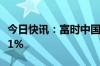 今日快讯：富时中国A50指数期货涨幅扩大至1%