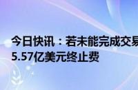 今日快讯：若未能完成交易，马拉松石油将向康菲石油支付5.57亿美元终止费