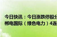 今日快讯：今日涨跌停股分析：33只涨停股，58只跌停股，郴电国际（绿色电力）4连板，广西能源（光伏）4天3板