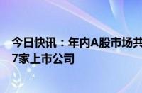 今日快讯：年内A股市场共发布1950单并购计划，涉及1427家上市公司