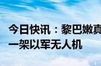 今日快讯：黎巴嫩真主党称在黎南部领空击落一架以军无人机