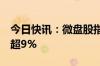 今日快讯：微盘股指数跌超7%，近两百股跌超9%