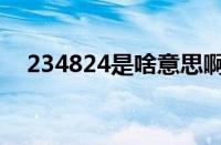 234824是啥意思啊（234824什么意思）