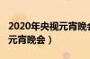 2020年央视元宵晚会特别节目（2020年央视元宵晚会）