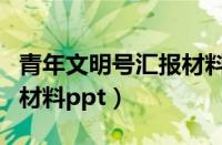 青年文明号汇报材料演讲稿（青年文明号汇报材料ppt）