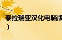 泰拉瑞亚汉化电脑版（泰拉瑞亚中文版电脑版）