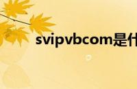 svipvbcom是什么直播（svipvb）