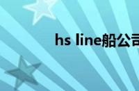 hs line船公司（hsd船公司）