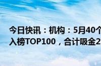 今日快讯：机构：5月40个中国厂商入围全球手游发行商收入榜TOP100，合计吸金21.1亿美元