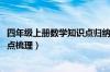 四年级上册数学知识点归纳总结2020（四年级上册数学知识点梳理）