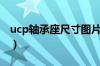 ucp轴承座尺寸图片（ucp轴承座尺寸规格表）