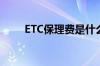 ETC保理费是什么（保理费是什么）