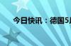 今日快讯：德国5月PPI同比下降2.2%