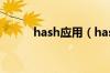 hash应用（hash软件怎么使用）