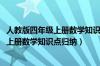 人教版四年级上册数学知识点归纳2023年（新人教版四年级上册数学知识点归纳）