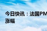 今日快讯：法国PMI发布后，欧元/美元抹去涨幅