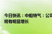 今日快讯：中船特气：公司集成电路行业全年订单预计同比将有明显增长