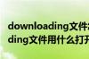 downloading文件怎么打开方式（downloading文件用什么打开）