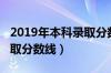 2019年本科录取分数线山东（2019年本科录取分数线）