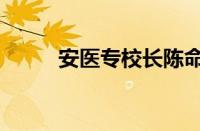 安医专校长陈命家儿子（安医专）