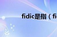 fidic是指（fidic是什么意思）