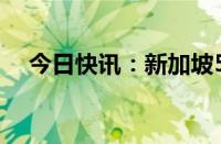 今日快讯：新加坡5月CPI同比上涨3.1%