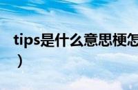 tips是什么意思梗怎么读（tips是什么意思梗）