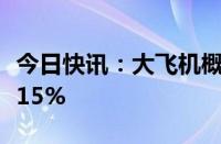 今日快讯：大飞机概念局部走强，爱乐达涨超15%