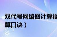 双代号网络图计算视频教程（双代号网络图计算口诀）