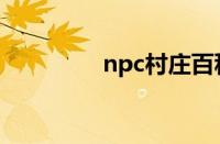 npc村庄百科（npc村庄）