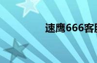 速鹰666客服（速鹰666）