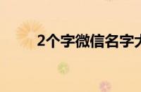 2个字微信名字大全气质女（质女）