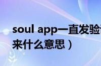 soul app一直发验证码（soulapp发验证码来什么意思）