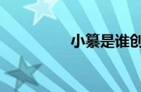 小纂是谁创造的（小纂）