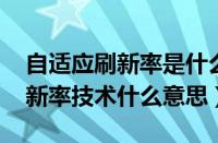 自适应刷新率是什么（promotion自适应刷新率技术什么意思）