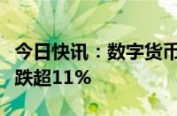 今日快讯：数字货币概念盘初走低，兆日科技跌超11%