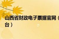 山西省财政电子票据官网（山西财政厅官网电子票据查验平台）