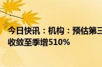 今日快讯：机构：预估第三季NAND Flash产品合约价涨幅收敛至季增510%