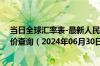 当日全球汇率表-最新人民币兑换塔吉克斯坦索莫尼汇率汇价查询（2024年06月30日）