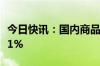 今日快讯：国内商品期货早盘开盘，纯碱涨超1%