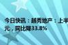 今日快讯：越秀地产：上半年累计合同销售金额约554.01亿元，同比降33.8%