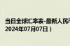 当日全球汇率表-最新人民币兑换波兰兹罗提汇率汇价查询（2024年07月07日）