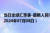 当日全球汇率表-最新人民币兑换莱索托洛蒂汇率汇价查询（2024年07月08日）