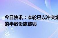 今日快讯：本轮巴以冲突爆发以来，近东救济工程处在加沙的半数设施被毁