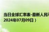 当日全球汇率表-最新人民币兑换菲律宾比索汇率汇价查询（2024年07月09日）