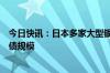 今日快讯：日本多家大型银行据悉建议日本央行大幅削减购债规模