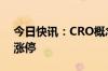 今日快讯：CRO概念股触底反弹，昭衍新药涨停